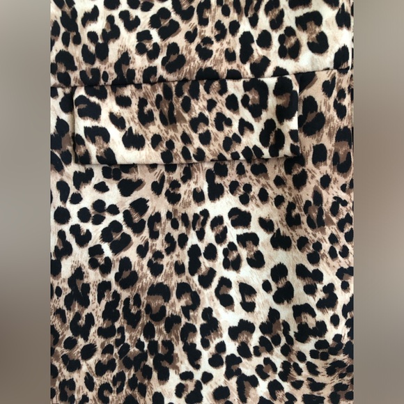 BOOHOO LEOPARD PRINT BLAZER JACKET - Picture 4 of 10